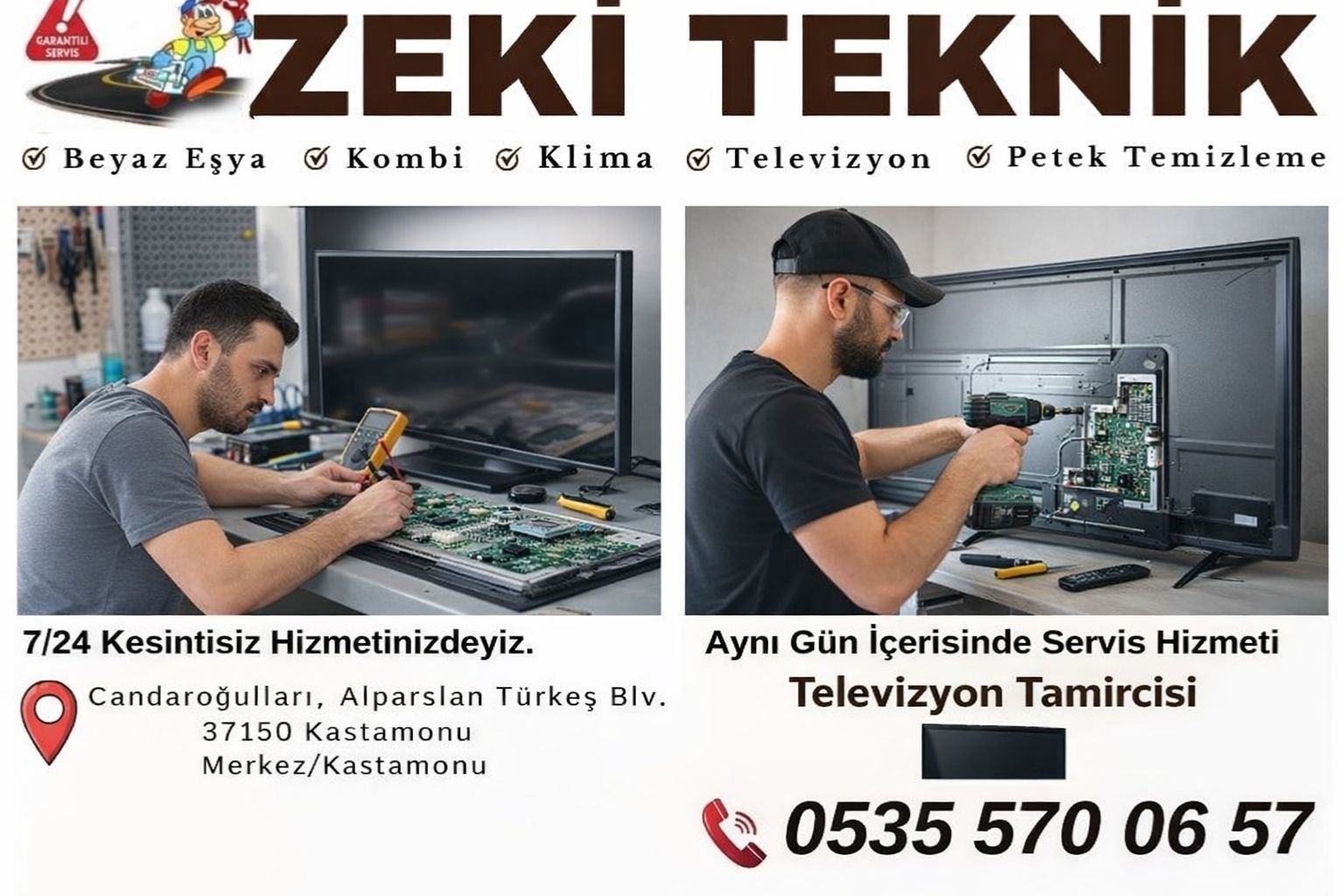 kastamonu televizyon servisi